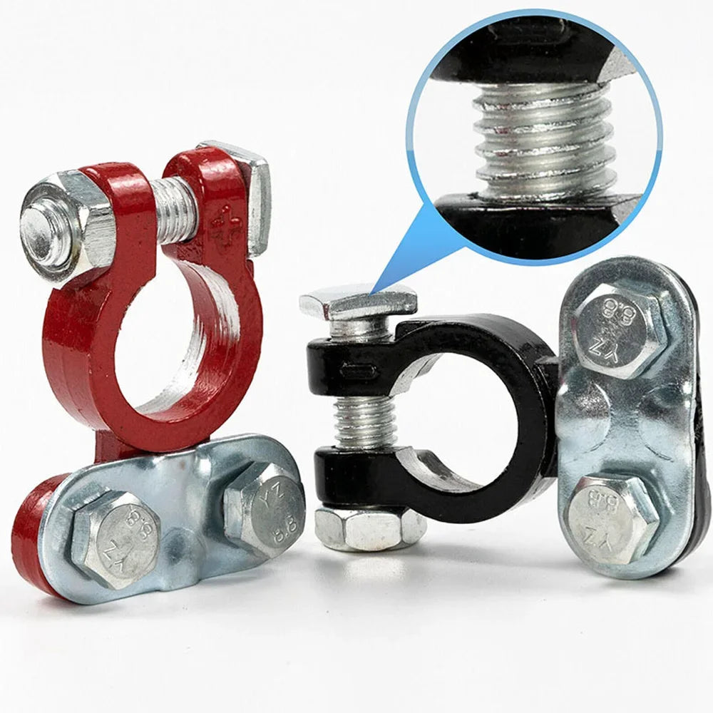 Heavy-Duty Battery Terminal Clamps 12V 24V | Car Boat Truck Battery Terminal Clamp QXL
