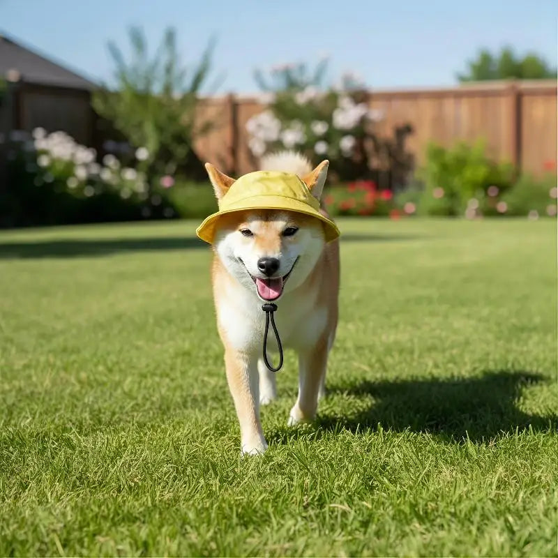 UV Protection Cat Fisherman Sun Hat | Adjustable Kitten Hat Cat Sun Hat QXL