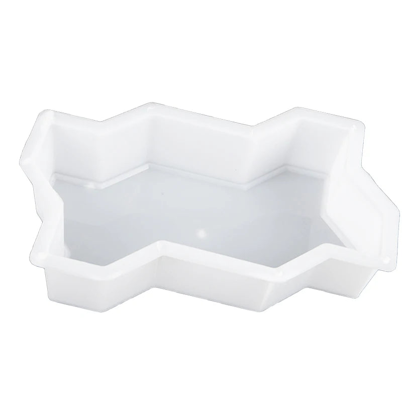 Plastic DIY Concrete Path Maker Mold | Garden Paving Brick Garden Paving Mold QXL