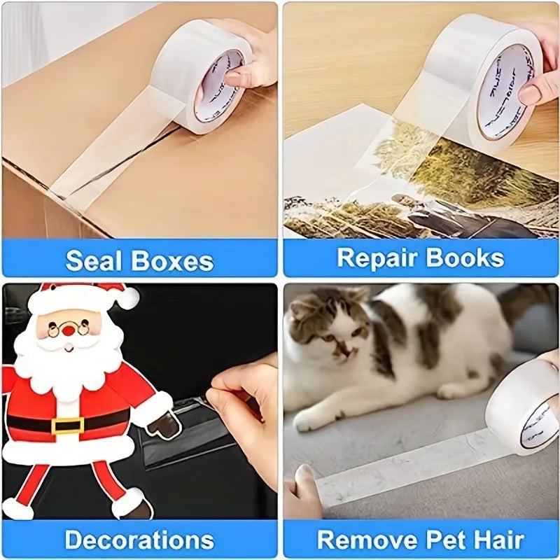 Clear Packaging Tape Roll – Strong Transparent Shipping Tape Packaging Tape QXL