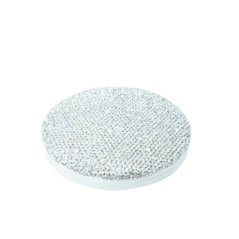Diamond LED Makeup Mirror Foldable Touch Screen Fill Light LED Vanity Mirror QXL