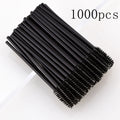 Disposable Mascara Wands & Spoolie Eyebrow Brushes 50/1000pc Disposable Spoolie Brushes QXL 1000pcs black