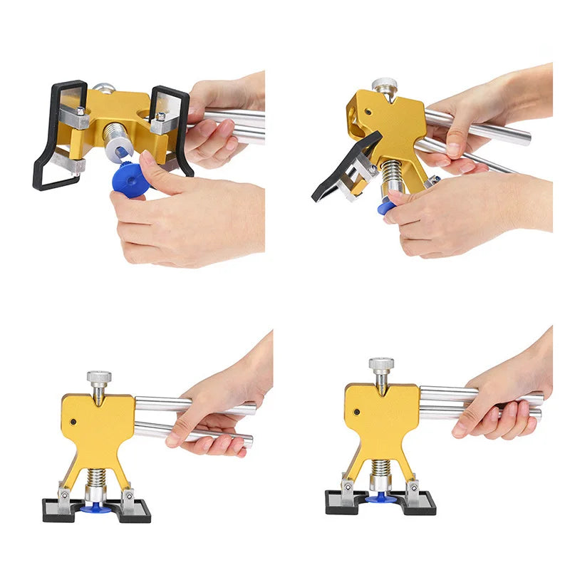 Paintless Dent Repair Kit – Dent Puller & 10 Tabs | EAFC Dent Repair Kit QXL