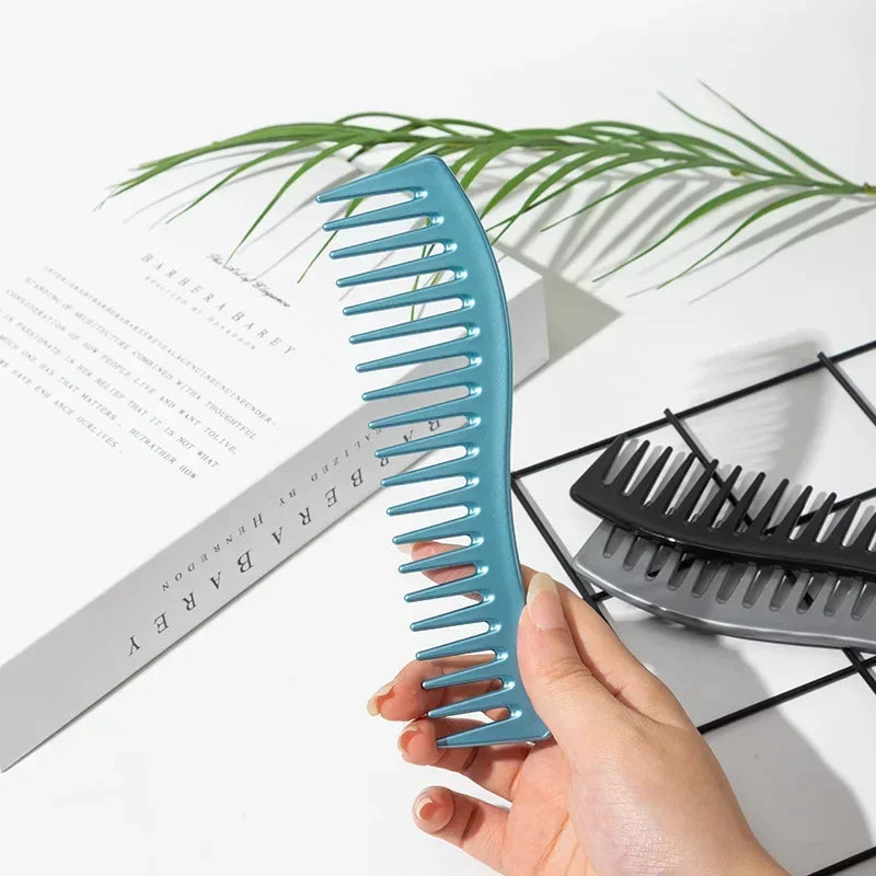 Wide Tooth Resin Hair Comb | Salon Detangling Styling Tool Wide Tooth Hair Comb QXL
