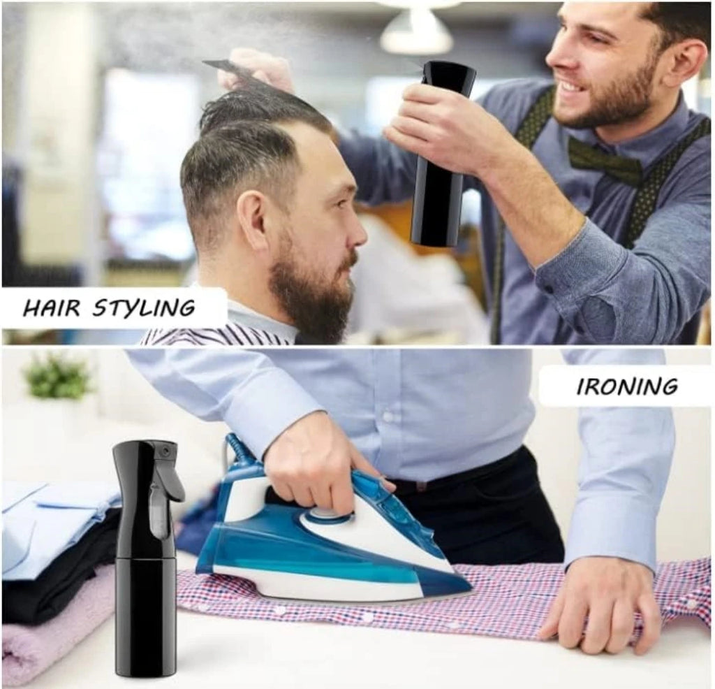 200ml Refillable Fine Mist Continuous Spray Bottle | Hair & Garden Fine Mist Spray Bottle QXL