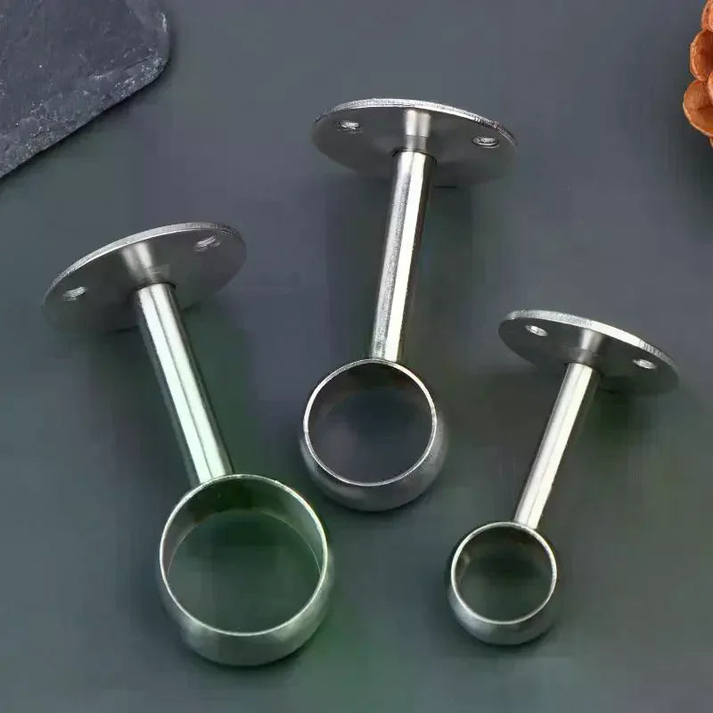 2-Pack Stainless Steel Flange Rod Brackets 19/25/32mm Pipe Flange Bracket QXL