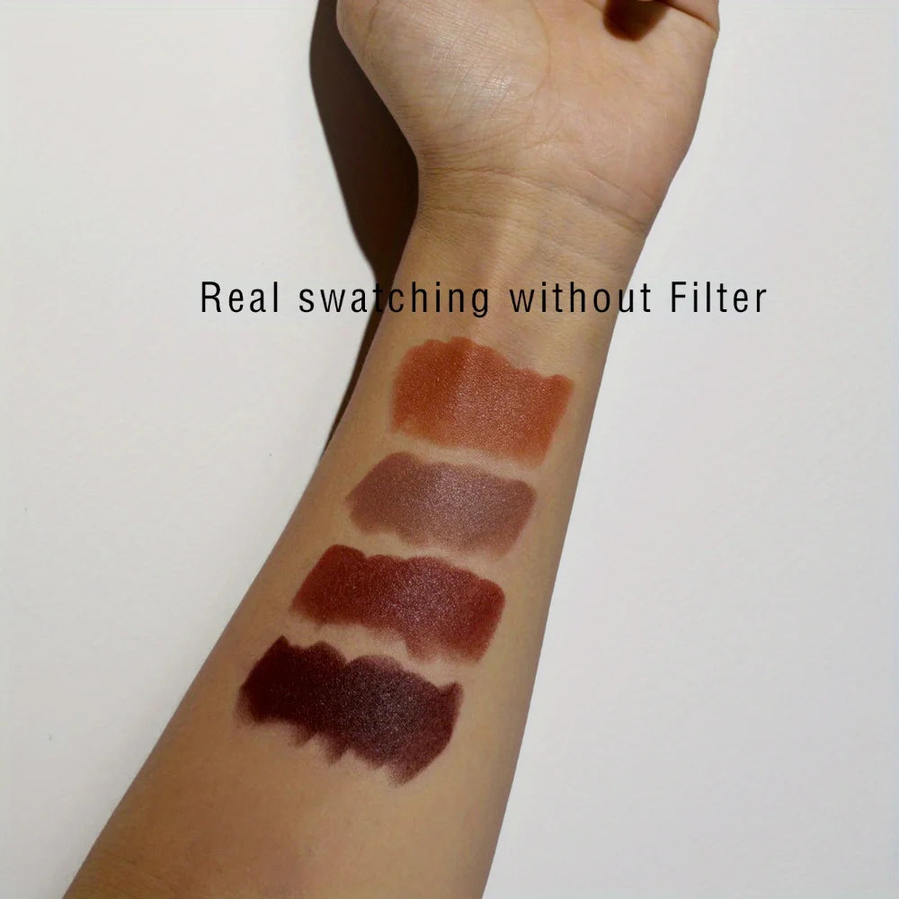 Coffee Velvet Matte Lipstick – Long-Lasting Waterproof Lip Color Matte Lipstick QXL