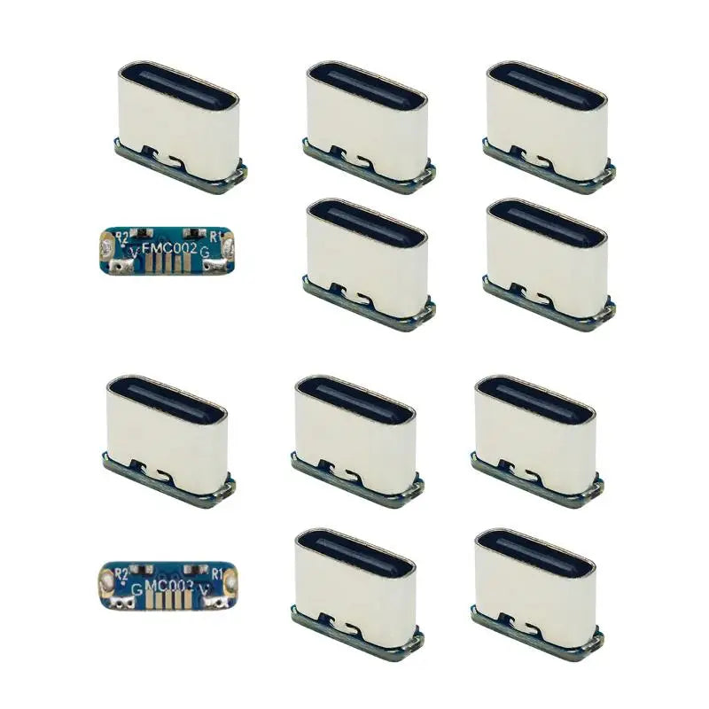 2-Pack USB Type-C 5-Pin Female SMD Socket | PCB Solder Connector USB PCB Connector QXL