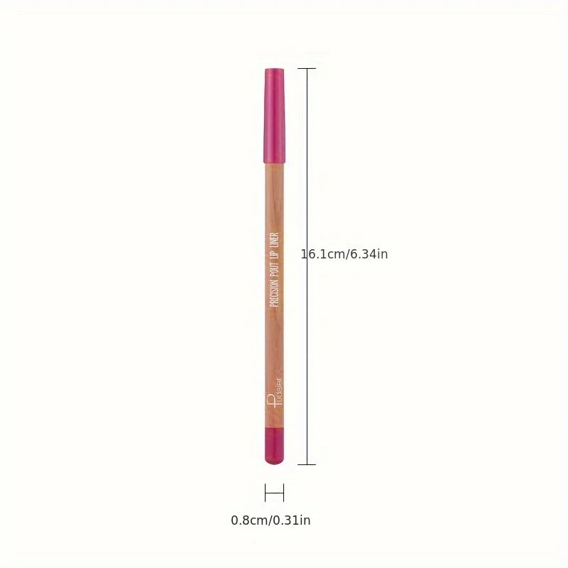 Matte Lip Liner Pencil – Long-Lasting Natural Finish, Light Beige Lip Liner Pencil QXL