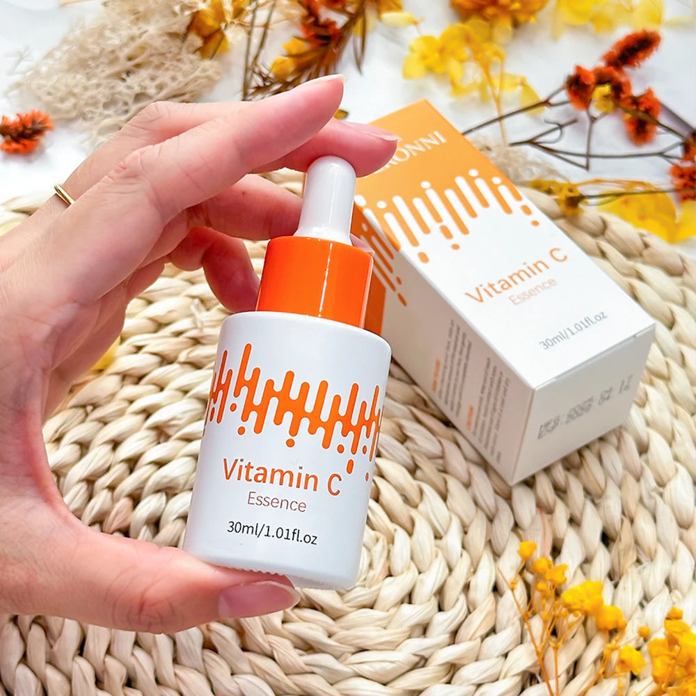 Vitamin C Brightening Face Serum – Hydrating & Fine Line Care Vitamin C Face Serum QXL