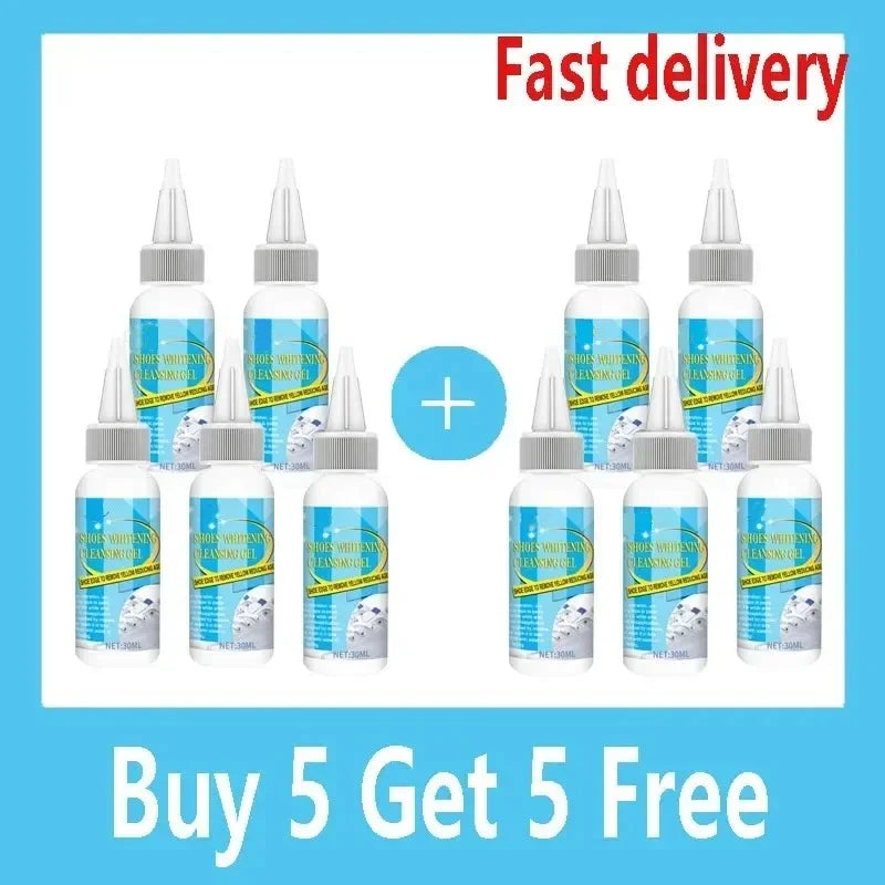 Shoes Cleaner Kit Removes Shoes Whitening Cleansing Gel Shoe Washing Machine Dirt And Yellow From Shoes Cleaning Foam Cleaner QXL 10 PCS