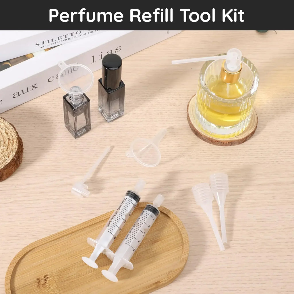 8-Piece Perfume Transfer Kit | 5ml Funnel & Dispenser Set Perfume Transfer Kit QXL