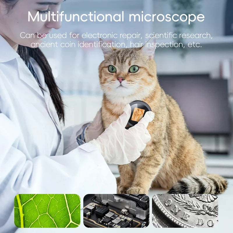 QXL 500X Autofocus Digital Microscope 2MP Foldable Portable Digital Microscope QXL
