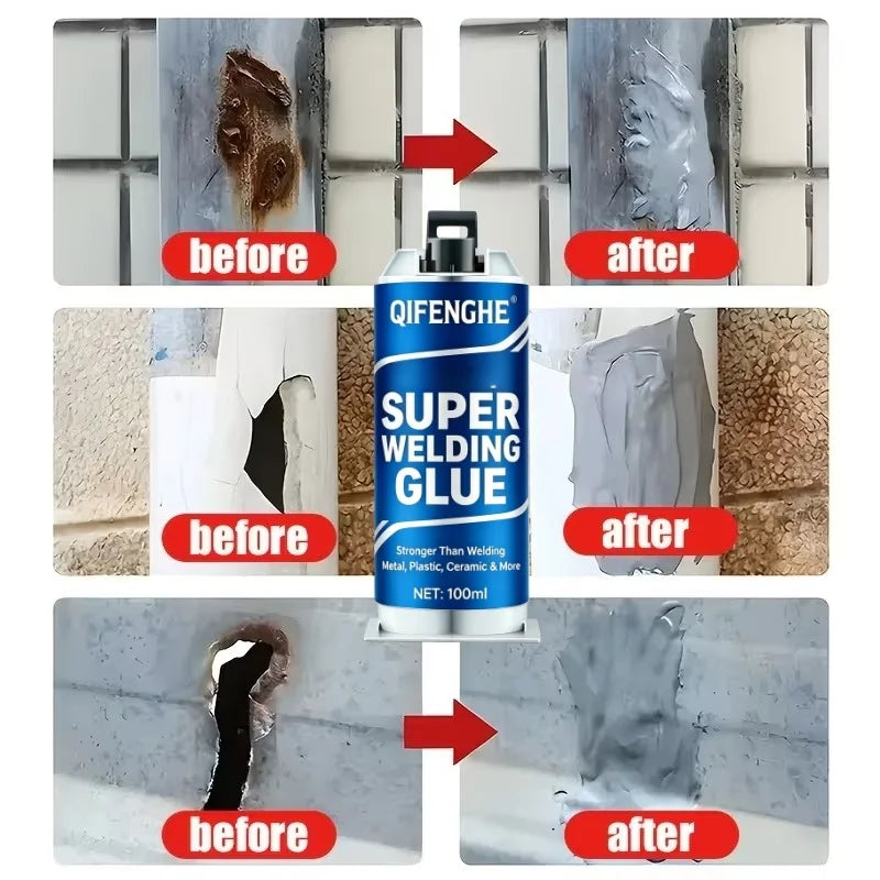 Heavy-Duty Multipurpose Repair Glue | Weld-Strength Bond Multipurpose Adhesive QXL