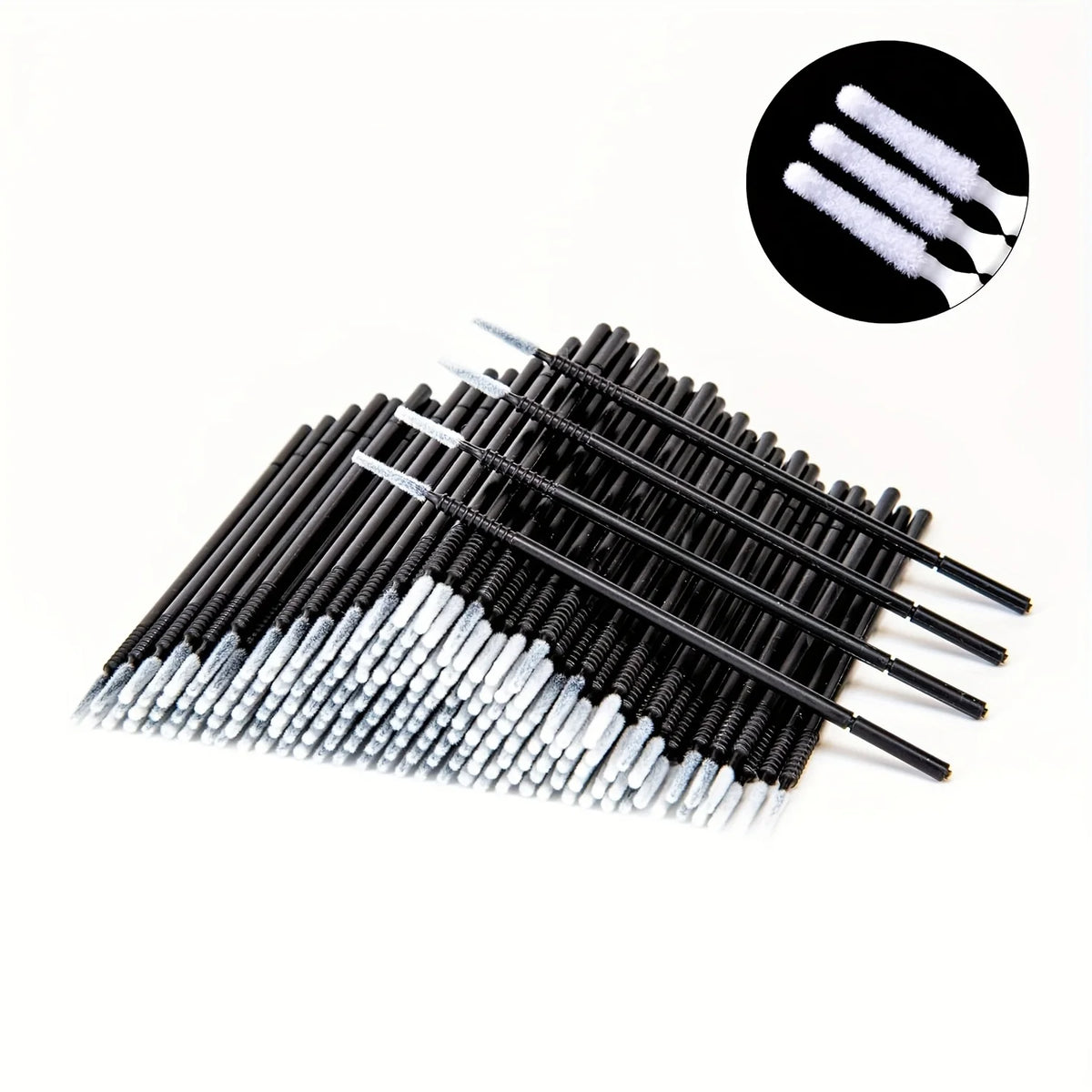200-Pack Disposable Micro Brushes for Eyelash Extensions Lash Extension Applicators QXL