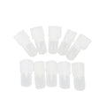 10-Pack Nail Polish Shields | Flexible Finger Nail Protector Tips Nail Polish Shields QXL Light Grey