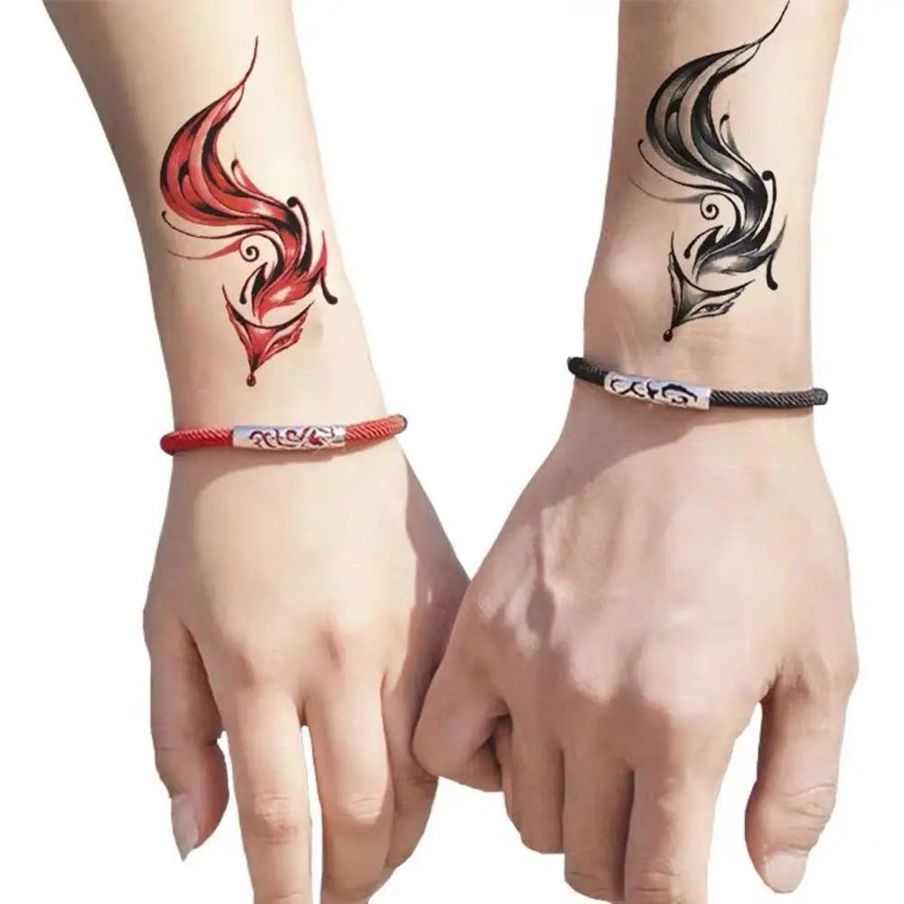 30-Pack Waterproof Temporary Tattoo Stickers | Colorful Body Art Temporary Tattoo Stickers QXL