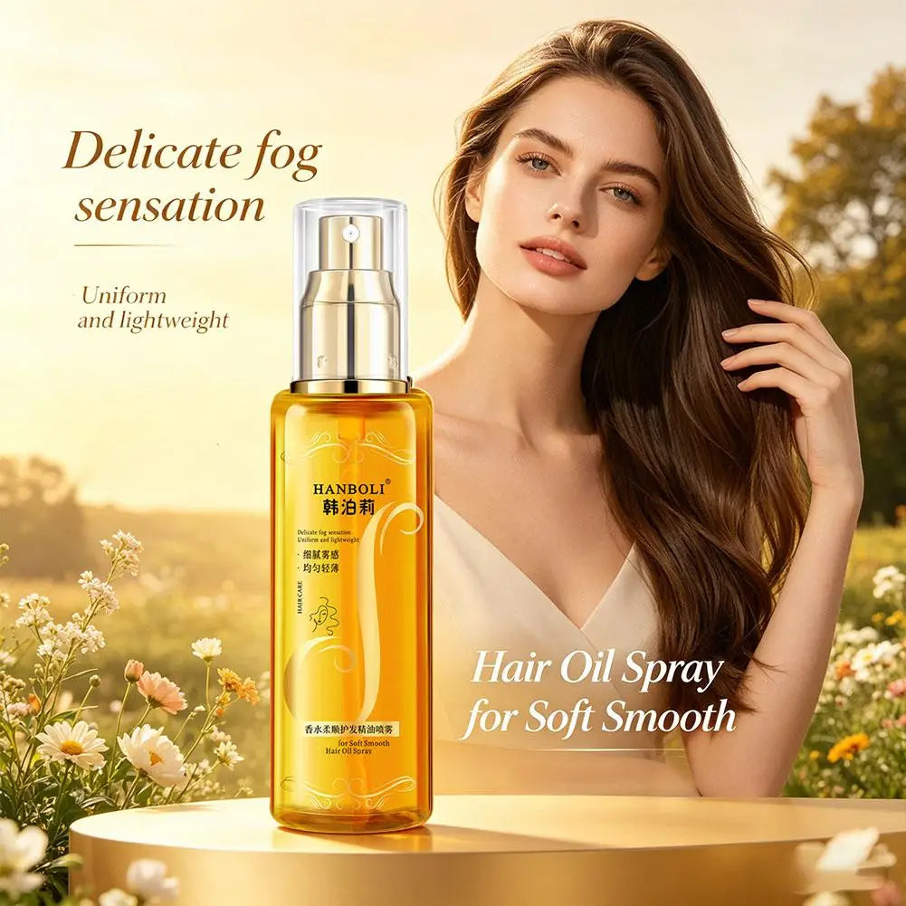 Essential Hair Oil Spray – No-Rinse Nourishing Mist 100ml Hair Oil Spray QXL