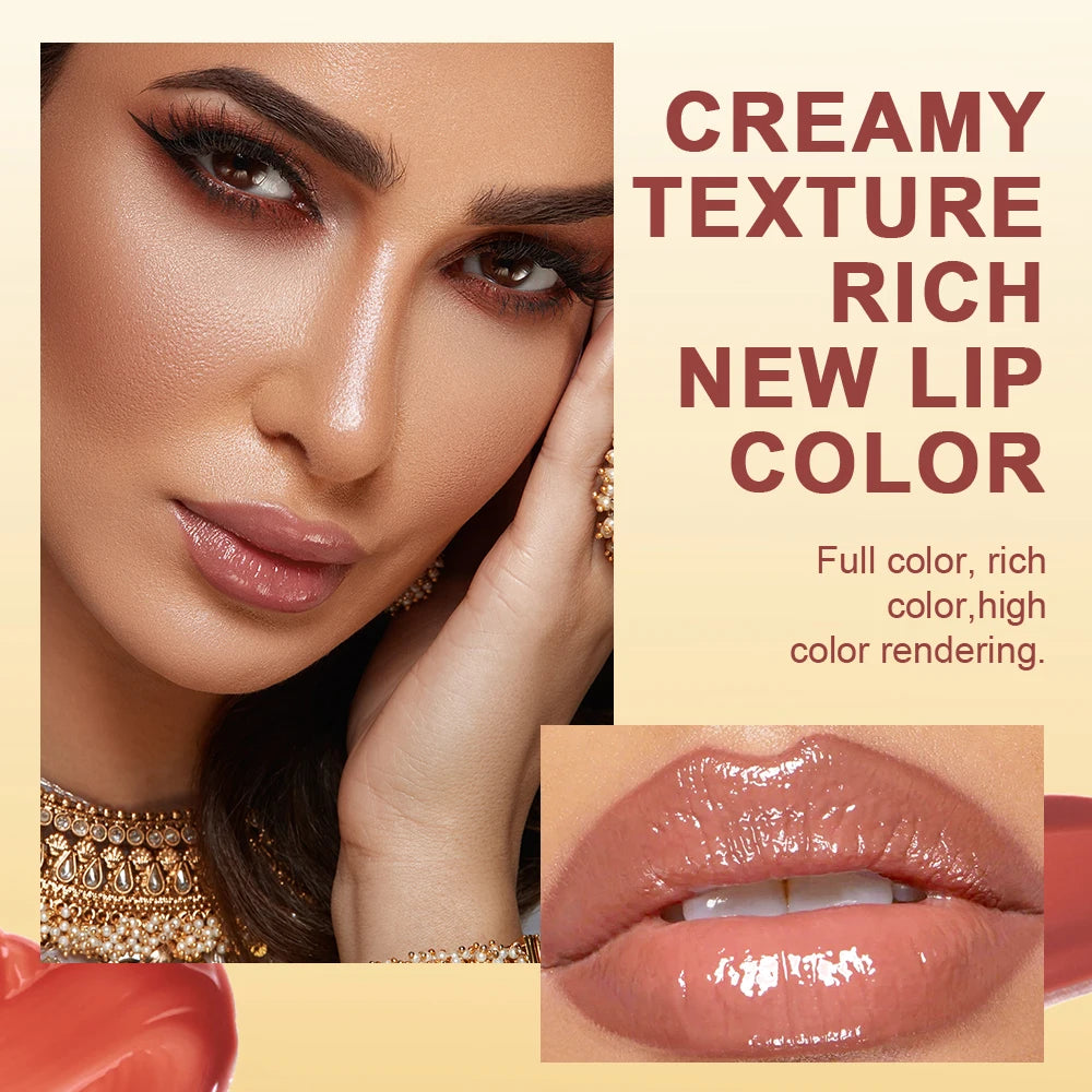 USHAS Glossy Lip Gloss 6 Shades | Mirror Shine & Plumping Lip Gloss QXL