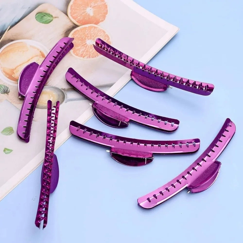 6-Pack Alloy Hairdressing Hair Clips | Salon & Styling Use Hairdressing Hair Clips QXL