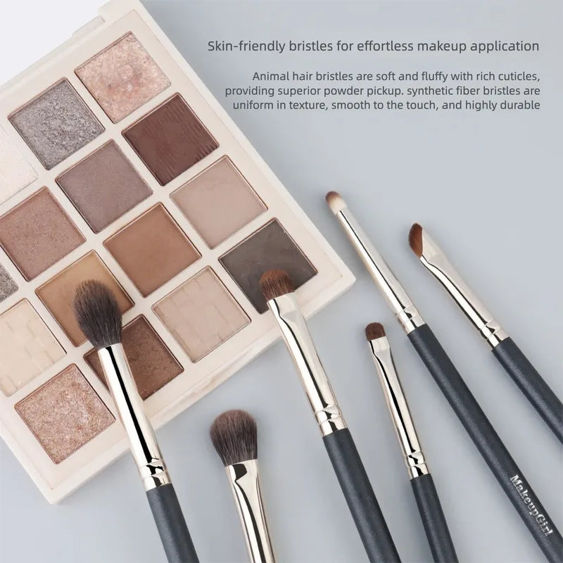 15-Piece Makeup Brush Set | Soft Bristle Foundation & Eye Makeup Brush Set QXL