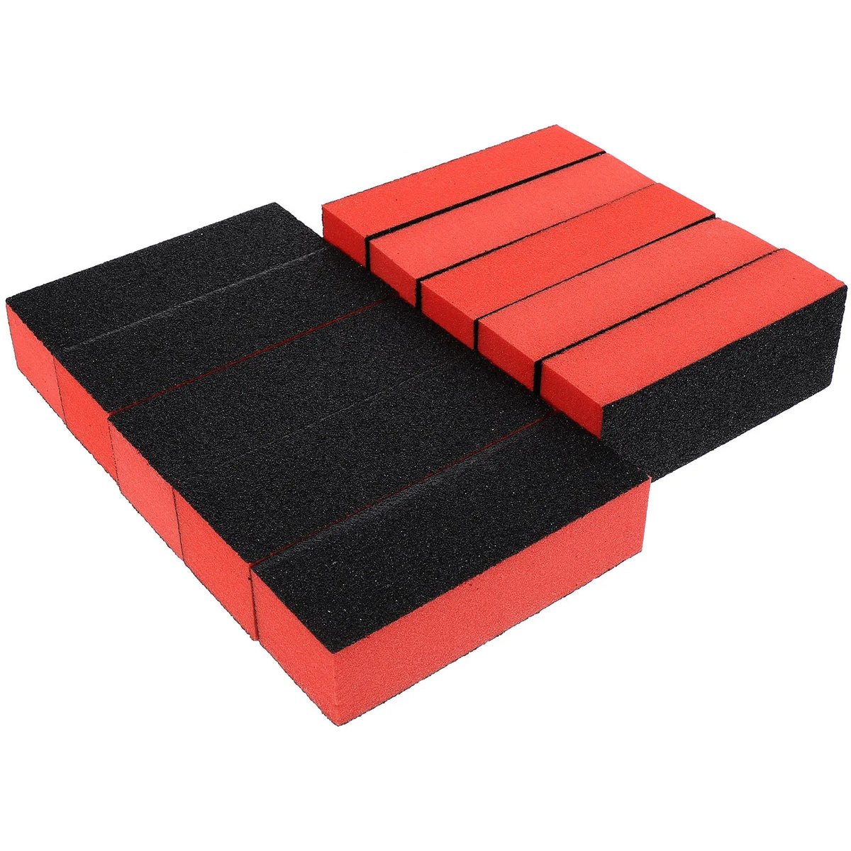 10-Pack 4-Sided Nail Buffer Blocks | Sponge Filing & Shine Nail Buffer Block QXL