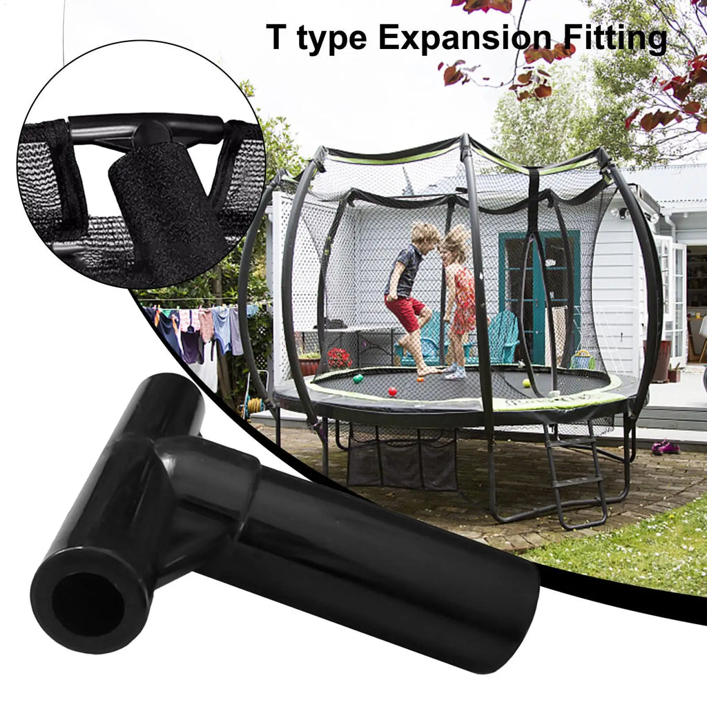 Trampoline Enclosure T-Joint Pole Connector | PP Tube Part Trampoline Parts QXL