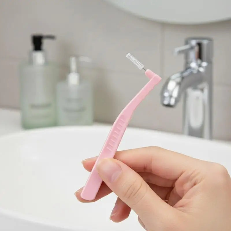 L-Shaped Interdental Brush | Soft Bristle Teeth Gap Cleaner Interdental Brush QXL