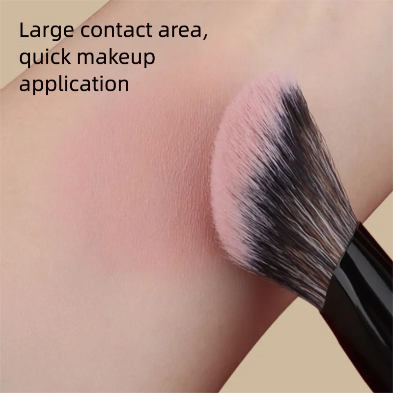 Angled Blush & Contour Brush | Highlighter & Setting Powder Angled Makeup Brush QXL
