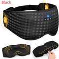 3D Bluetooth Sleep Mask Headphones for Side Sleepers Bluetooth Sleep Mask QXL Black