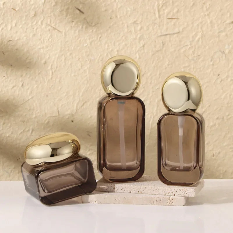 Refillable Glass Spray & Lotion Bottle | 30–120ml Cosmetic Cosmetic Refillable Bottle QXL