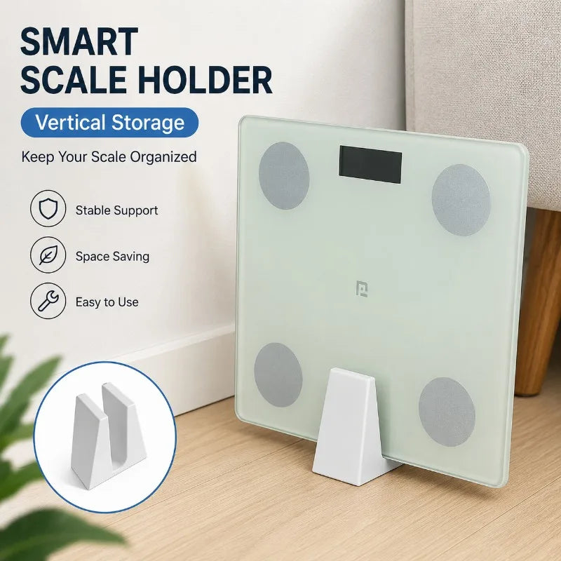 Vertical Bathroom Scale Holder – Space-Saving Storage Stand Scale Storage Stand QXL