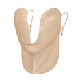 Women's UPF50+ Ice Silk Sun Mask | Cooling UV Face Cover Sun Protection Mask QXL Beige