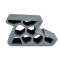 ABS Sliding Window & Door Track Stopper | Balcony Lock Bumper Window Track Stopper QXL Gray
