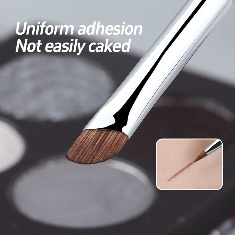 Sickle Eyeliner & Eyebrow Brush | Ultra-Thin Knife Edge Eyeliner Brush Set QXL