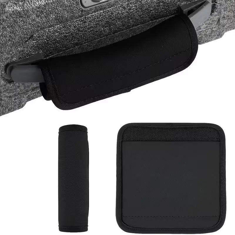 2-Pack Black Luggage Handle Covers | Soft Suitcase Protectors Luggage Handle Cover QXL