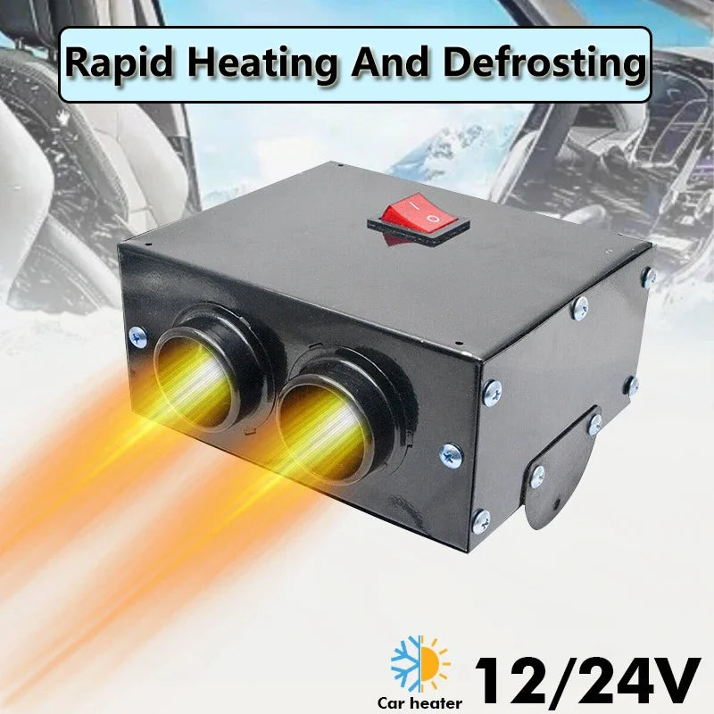 12V/24V 500W Car Heater & Windscreen Defroster Fan Kit Car Heater Defroster QXL