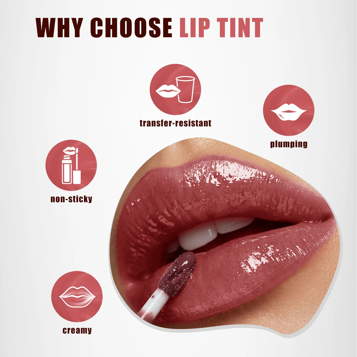 Juicepop Jelly Mirror Lip Gloss | Hydrating Long-Lasting Lip Tint Lip Gloss QXL