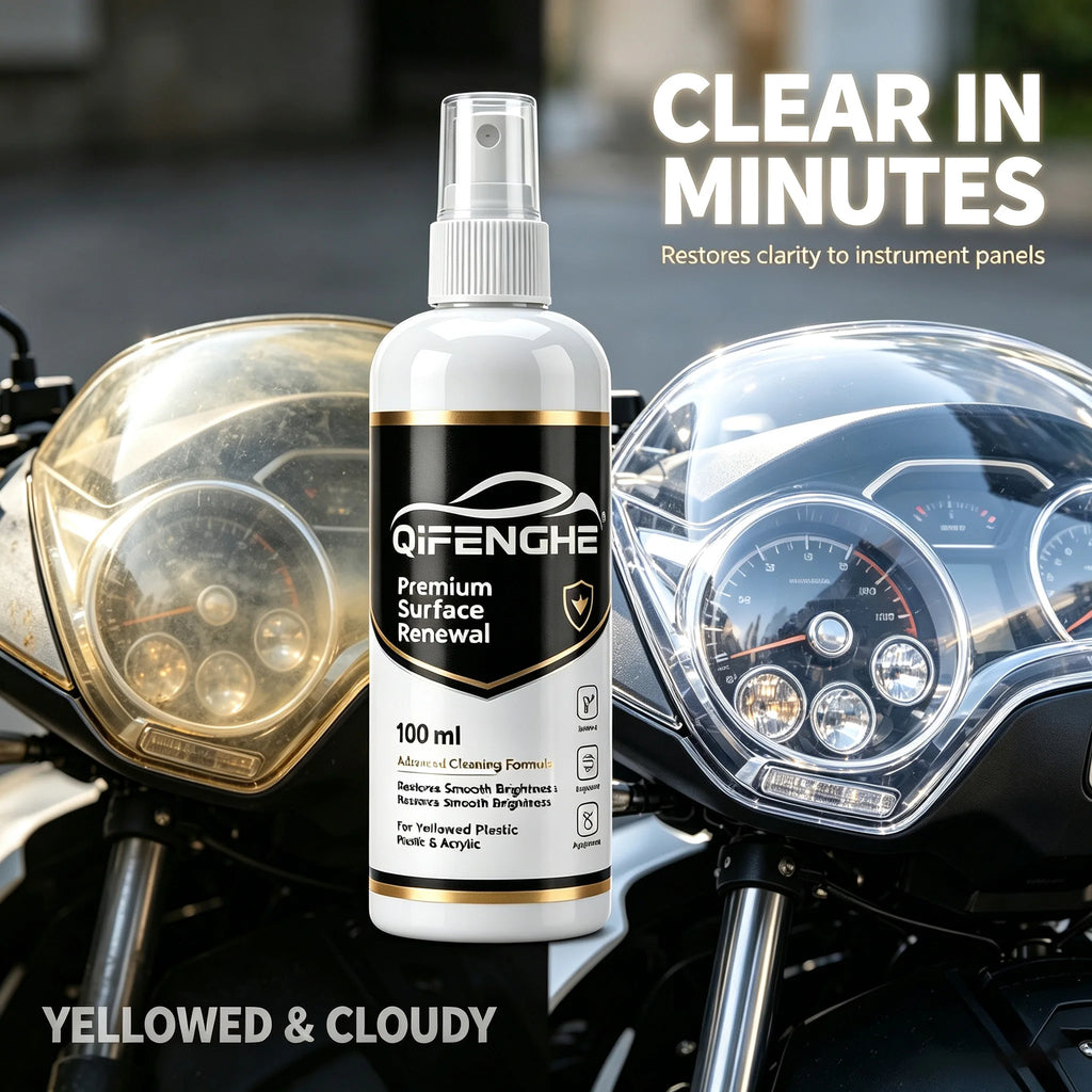 QIFENGHE 100ml Car Plastic Restorer Spray – Restore & Shine Car Plastic Restorer QXL