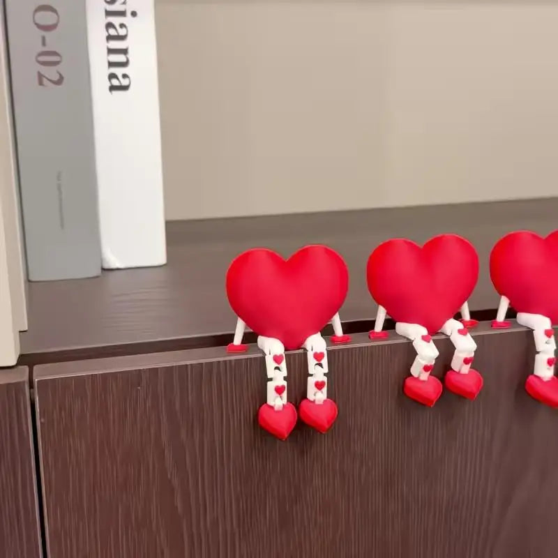 3D Printed Heart Ornament | Desktop & Hallway Decor Gift Decorative Ornament QXL