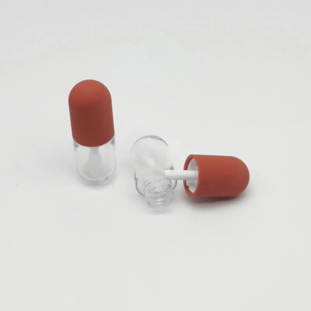 10-Pack Empty Lip Gloss Tubes 3ml | Refillable DIY Cosmetic Lip Gloss Tubes QXL 4.5g 1 Plastic