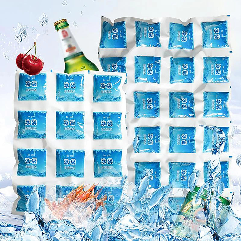 Reusable Gel Ice Pack | Auto Water Absorption | 12/16/24 Grid Reusable Ice Pack QXL