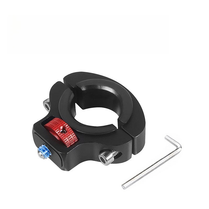 Bike & Motorcycle Handlebar Mount for GoPro, Insta360 & GPS Handlebar Camera Mount QXL red-1pc
