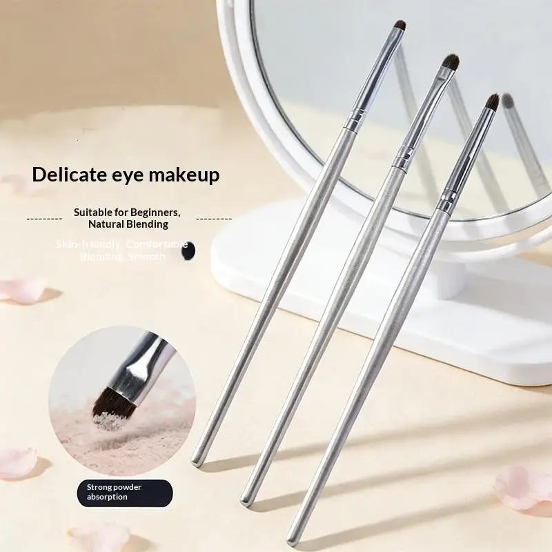 Eye & Nose Contour Makeup Brush Set | Horse Hair 3/4/6 Pcs Makeup Brush Set QXL