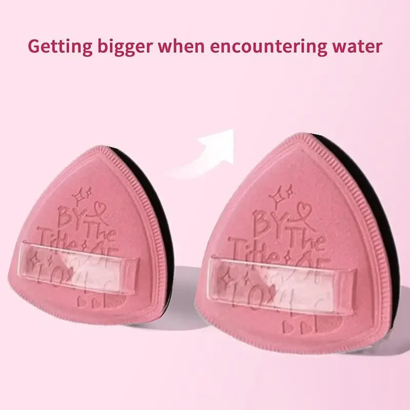 Triangle Powder Puff Makeup Sponge | Latex-Free Foundation Makeup Sponge Puff QXL