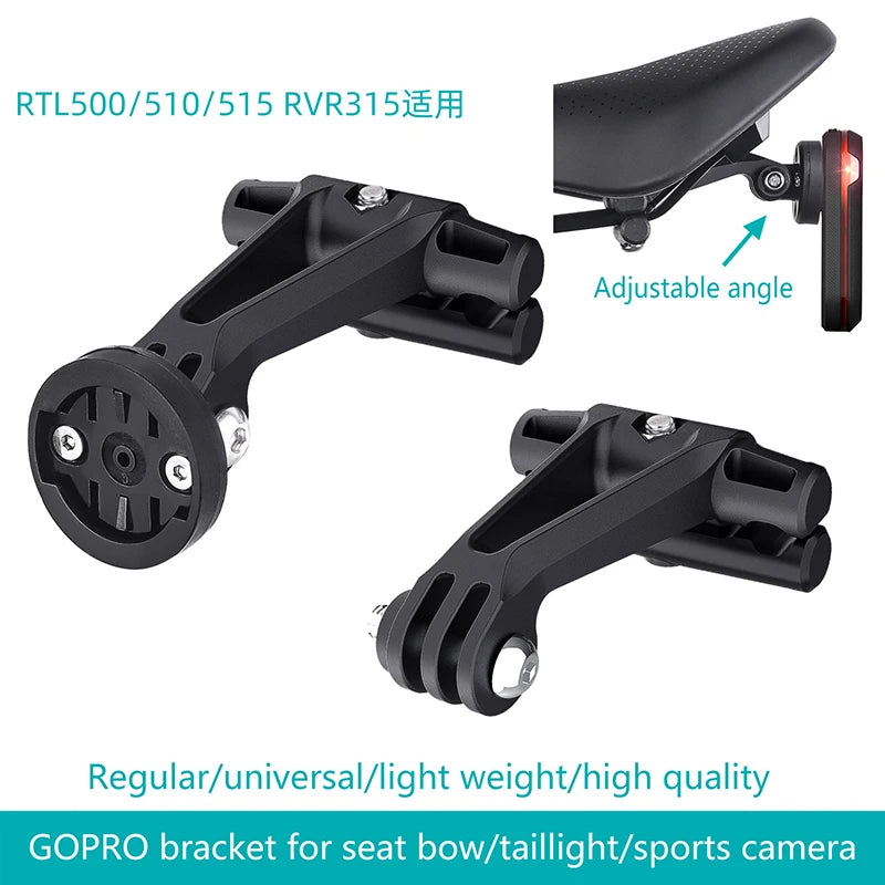Bike Seat Post Rear Light & Camera Shockproof Mount Bracket Bike Mount Bracket QXL