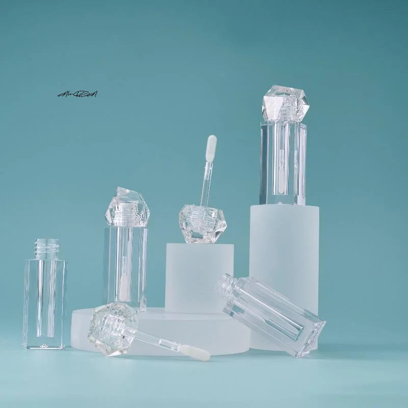 Diamond Refillable Lip Gloss Tubes 3ml 6ml | Empty Lip Containers Lip Gloss Container QXL