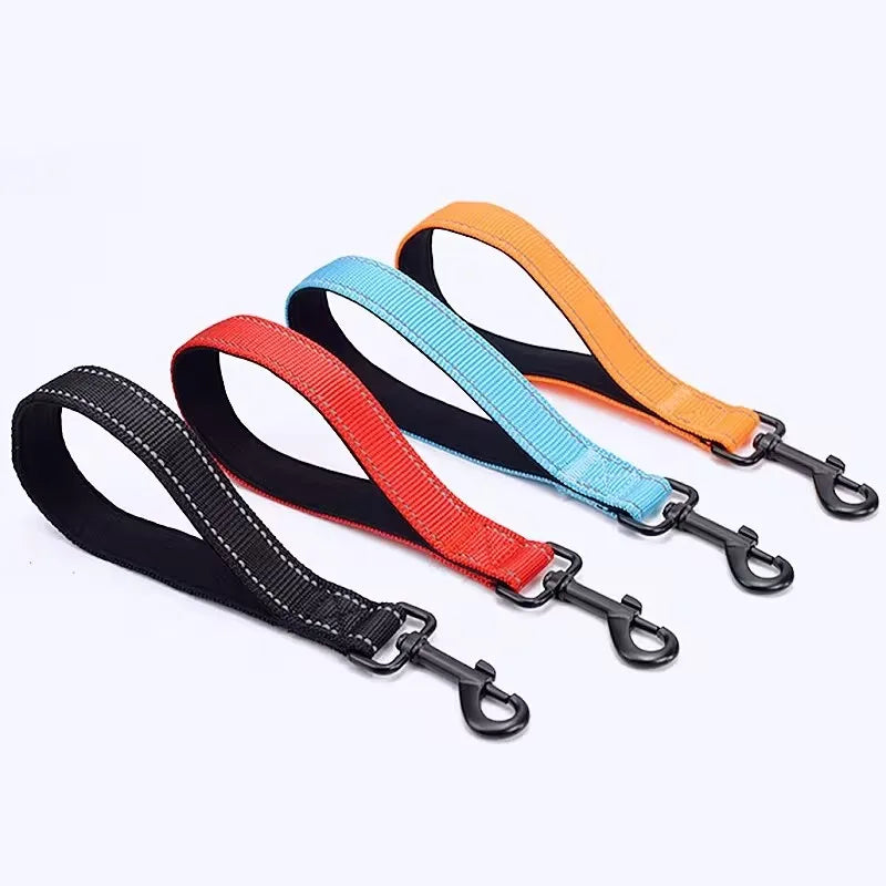 25cm Reflective Short Dog Leash | Padded Handle, Medium & Large Dogs Short Dog Leash QXL