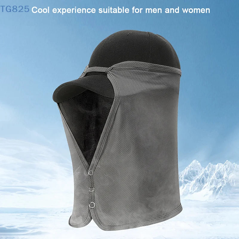 UV Face & Neck Sun Shield Cover | Quick-Dry Outdoor Visor Sun Shield Cover QXL