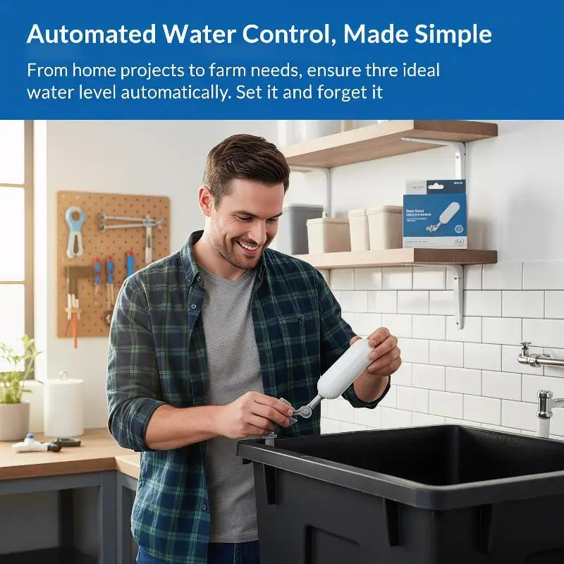 DN15 1/2" Adjustable Float Valve – Auto Water Level Control Float Ball Valve QXL